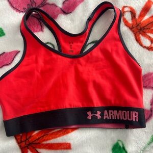 Under Armour Red Sports Bra